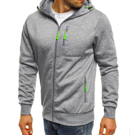 Herren Hoodie Baumwolljacke