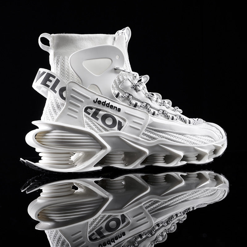 Herrenschuhe Trendige Basketball-Sneaker mit dicker Sohle und erhöhender Absatzfunktion