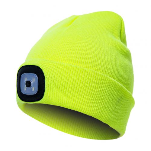 LED-Strickmütze mit Batterie, gestrickte Mütze mit Leuchtfunktion