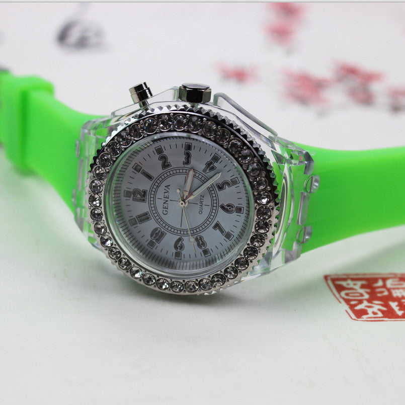 LED light-up watches Geneva women&