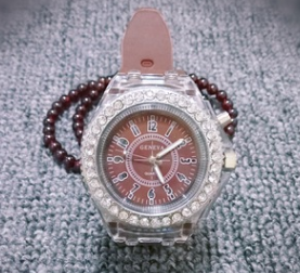 LED light-up watches Geneva women&