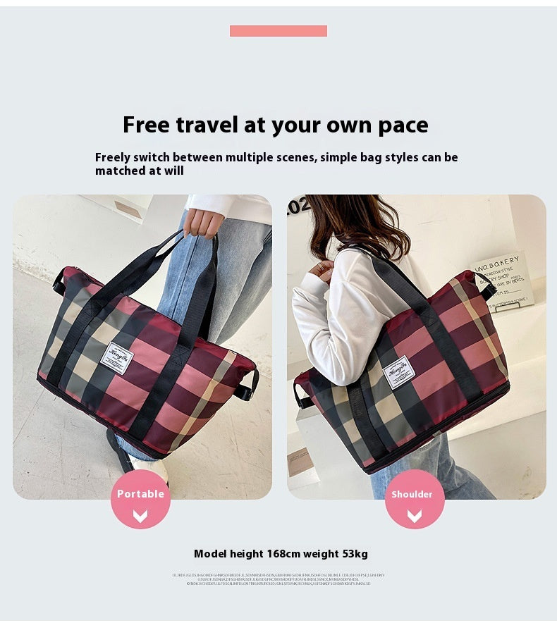 Portable large capacity yoga fitness bag