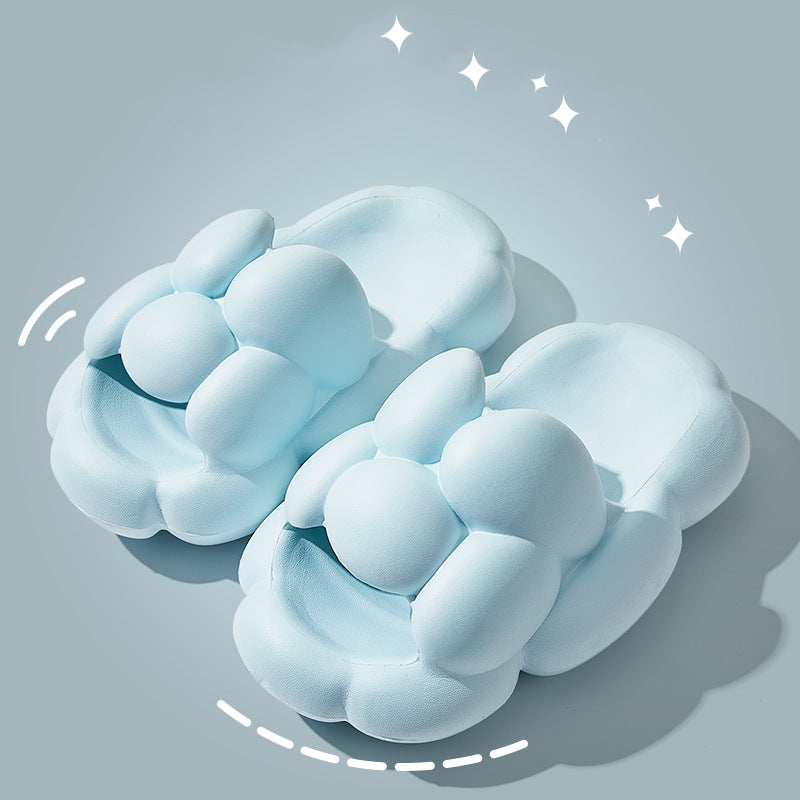 Weiche Cloud-Design-Hausschuhe Niedliche Hausschuhe für Frauen Outdoor- und Indoor-Badezimmerpantoffeln
