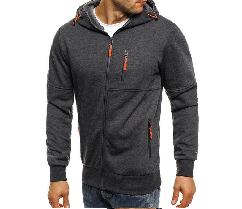 Herren Hoodie Baumwolljacke