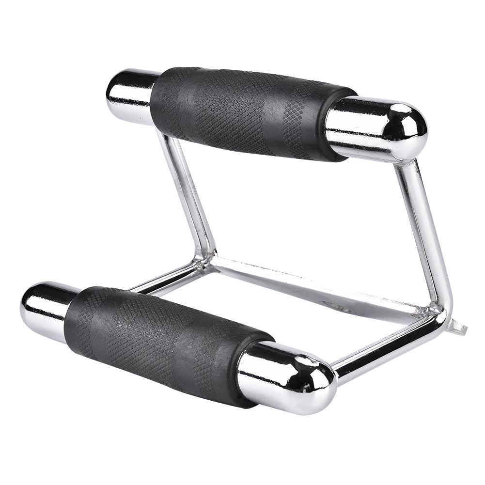 Steel chin triangle handle for fitness exercises on the cable pulley, for cable machines at home or in the gym