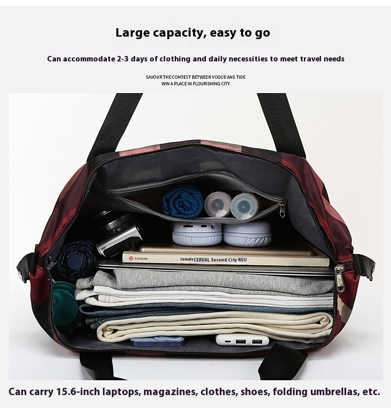 Portable large capacity yoga fitness bag
