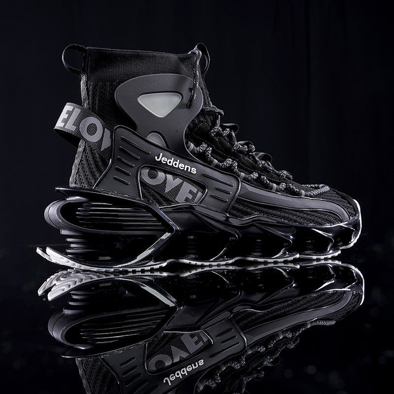 Herrenschuhe Trendige Basketball-Sneaker mit dicker Sohle und erhöhender Absatzfunktion