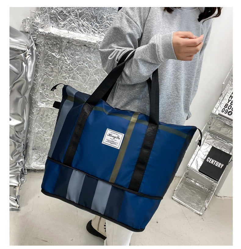 Portable large capacity yoga fitness bag