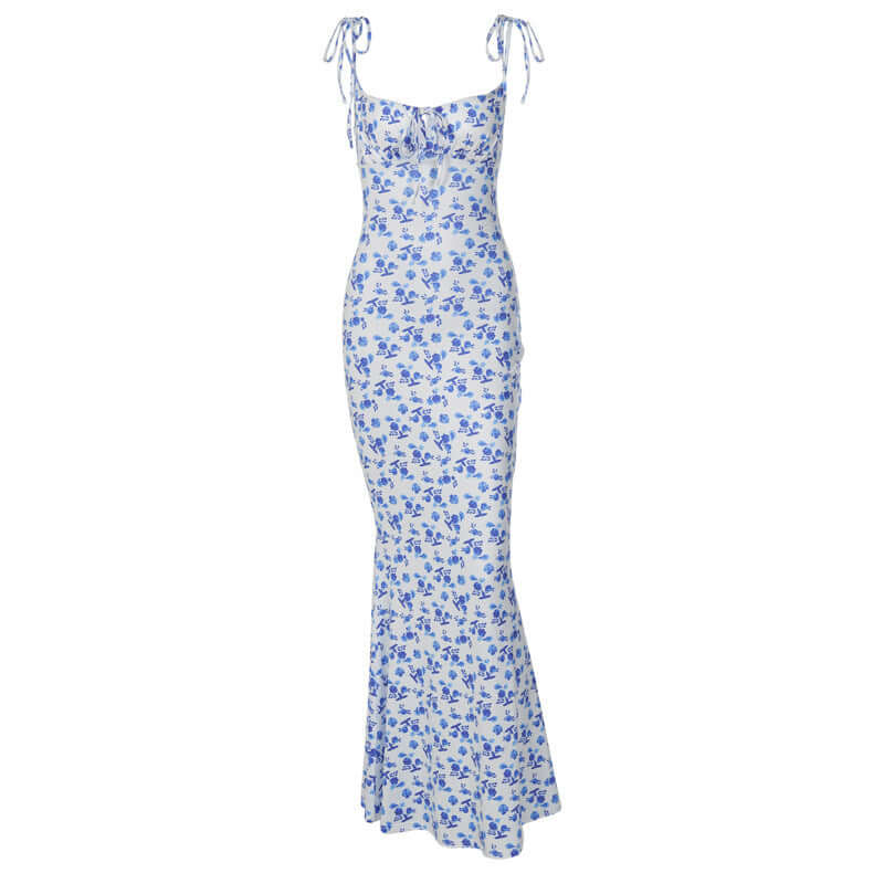 Träger Kleid Sommer Schnürung Schlank Rückenfreie Kleider für Frauen