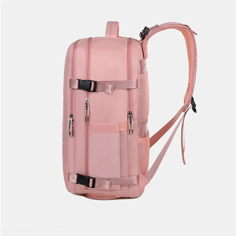 Neuer Reise-Rucksack für Damen, großvolumiger Reise- und Nass-/Trockengepäck-Rucksack, Laptop-Rucksack, Tasche für Studenten