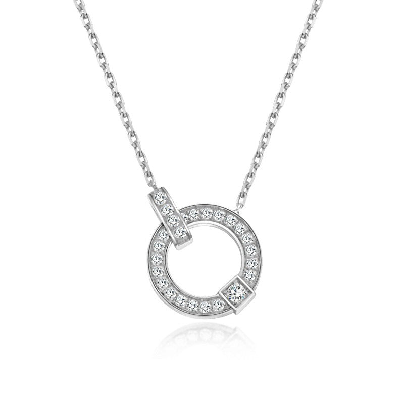 18K Fashion Diamant Schlüsselbein-Halskette