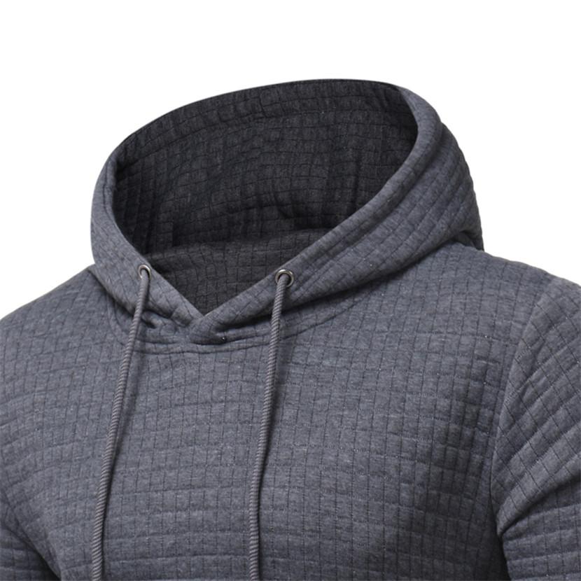 Men Sweatshirt Hoodie With Arm Zipper Long Sleeve Slim Tops 