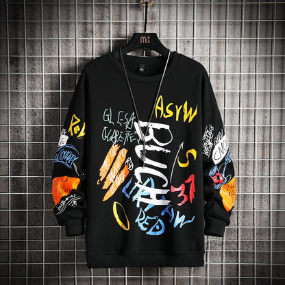Sweatshirt Men Harajuku Oversized Japanese Streetwear Hip Hop Black Hoodie Men Sweatshirts Hoodies