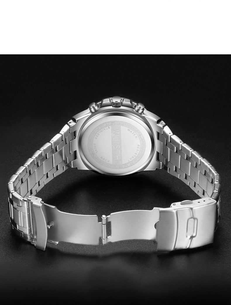 Herrenuhr mit Quarzwerk, wasserdichte Sportuhr, Herrenarmbanduhr