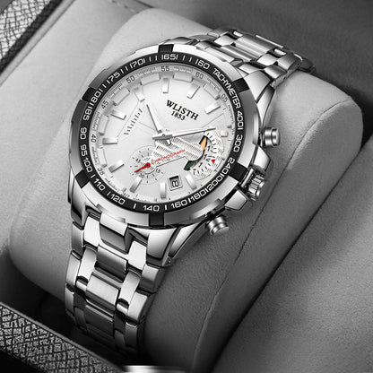 Herrenuhr mit Quarzwerk, wasserdichte Sportuhr, Herrenarmbanduhr