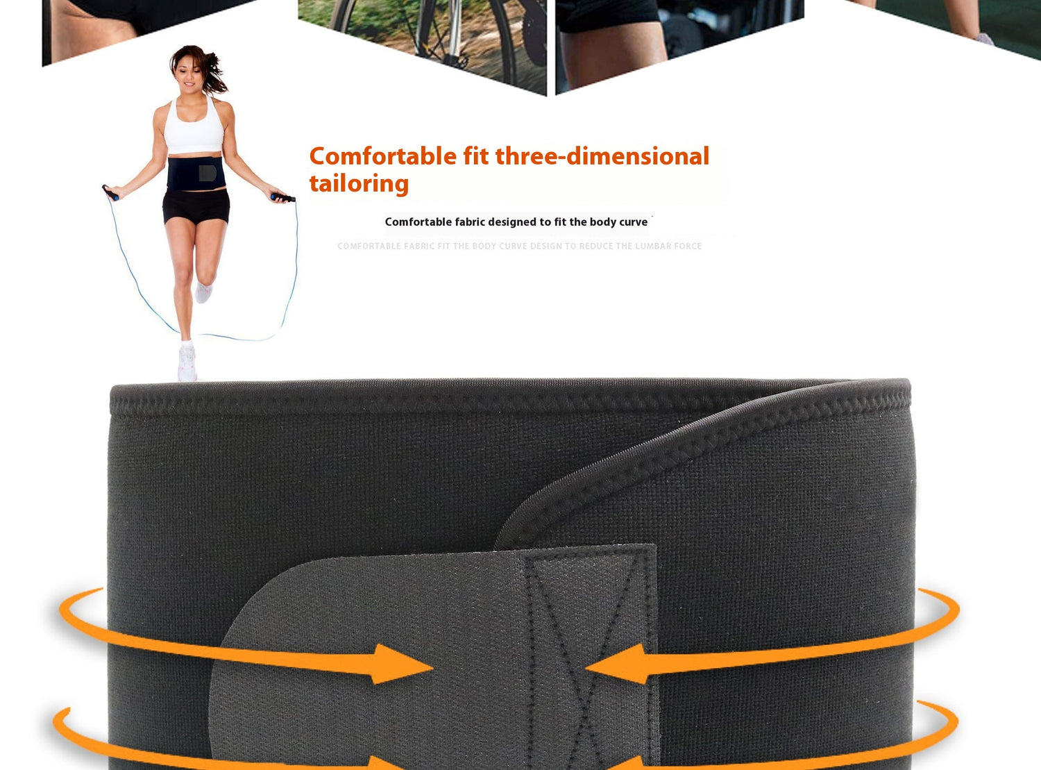 Heißer Lendenstützgürtel Fitness Sport Taillengürtel Gürtel Neopren Schweiß Lendenstütze