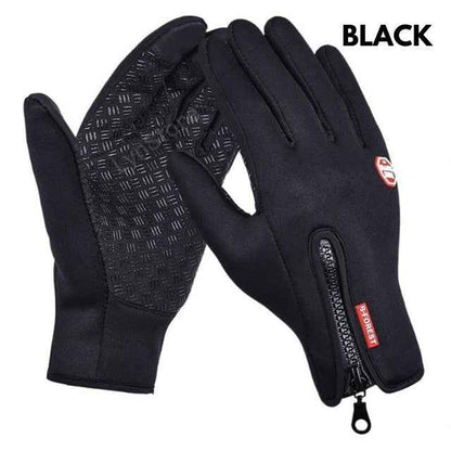 Touchscreen Reiten Motorrad Schiebe Wasserdichte Handschuhe Fleece
