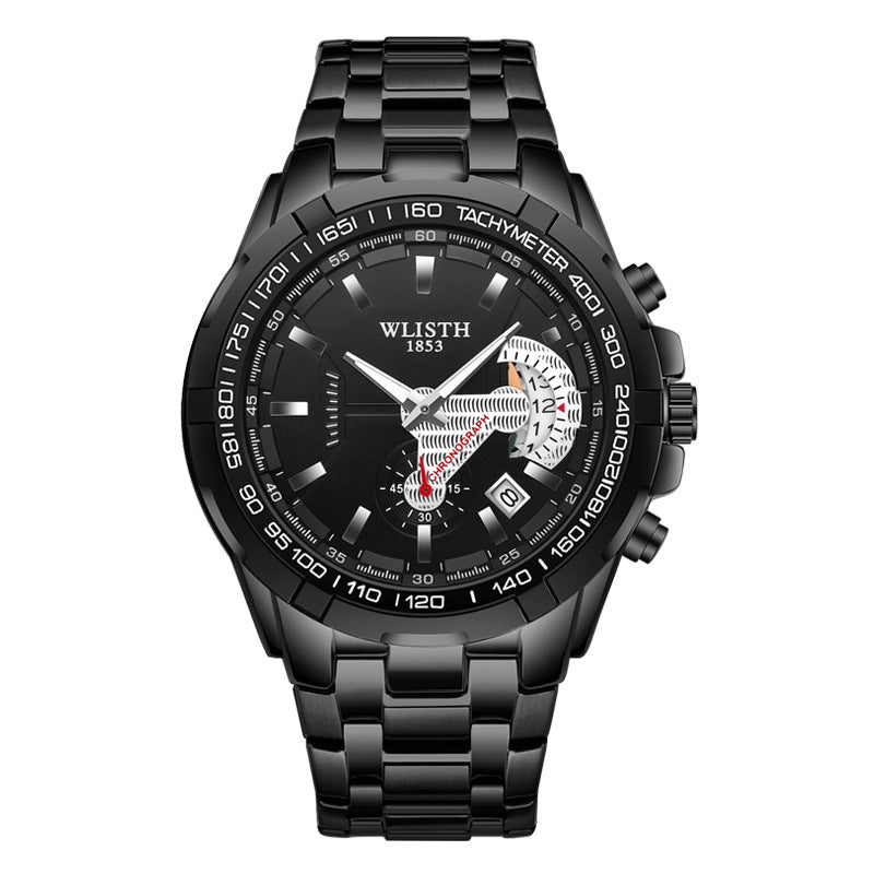 Herrenuhr mit Quarzwerk, wasserdichte Sportuhr, Herrenarmbanduhr