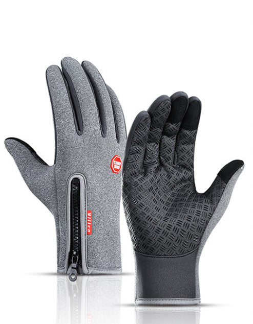 Touchscreen Reiten Motorrad Schiebe Wasserdichte Handschuhe Fleece - MG-warehouse24.de UG