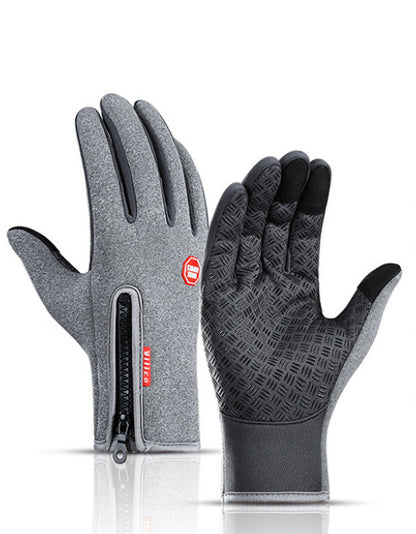 Touchscreen Reiten Motorrad Schiebe Wasserdichte Handschuhe Fleece - MG-warehouse24.de UG