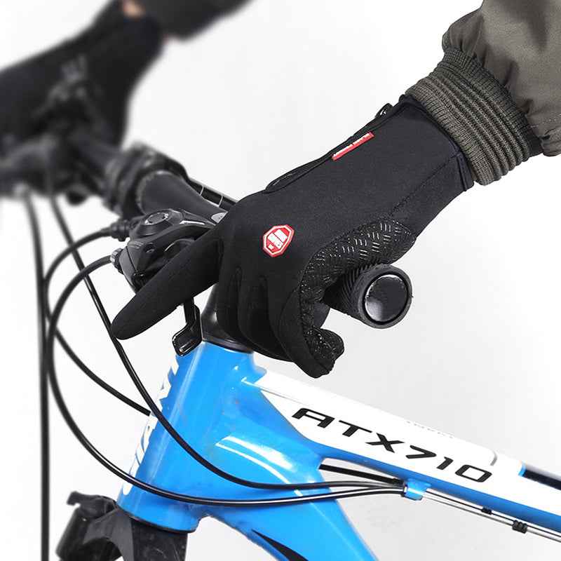 Touchscreen Reiten Motorrad Schiebe Wasserdichte Handschuhe Fleece