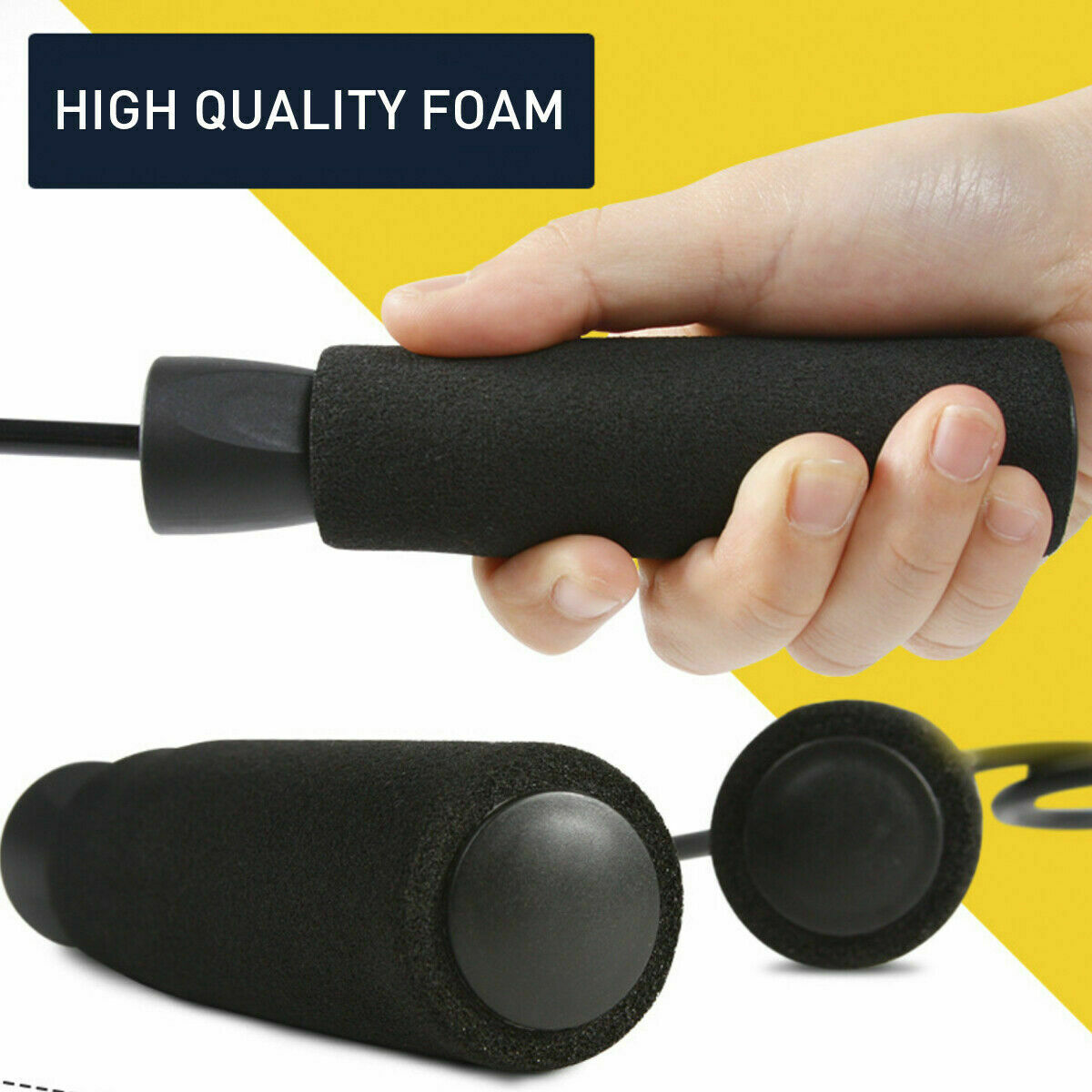 Adjustable Speed ​​Jump Rope for Gym, Aerobics and Boxing Training - Tangle-Free Fitness Jump Rope with Ball Bearings, High-Speed ​​Jumping Equipment
