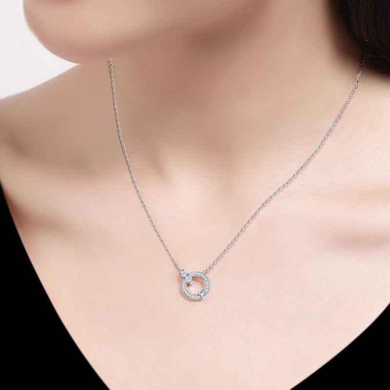 18K Fashion Diamant Schlüsselbein-Halskette