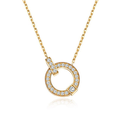 18K Fashion Diamant Schlüsselbein-Halskette