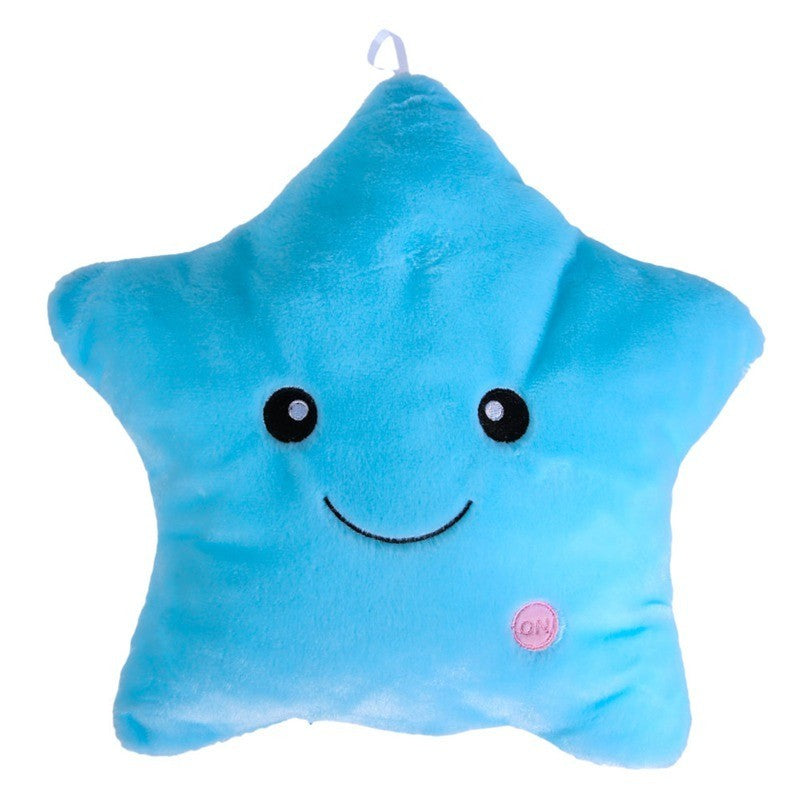 Star luminous decorative pillows