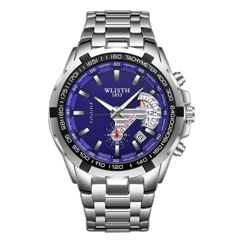 Herrenuhr mit Quarzwerk, wasserdichte Sportuhr, Herrenarmbanduhr