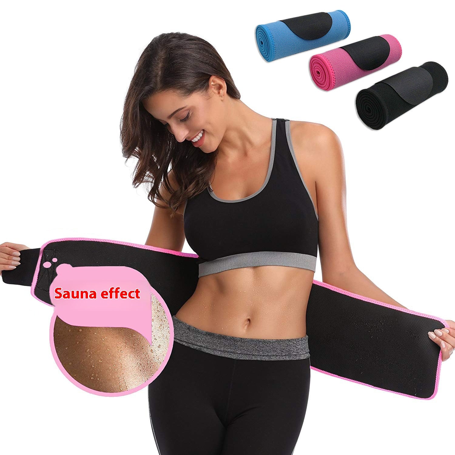 Heißer Lendenstützgürtel Fitness Sport Taillengürtel Gürtel Neopren Schweiß Lendenstütze