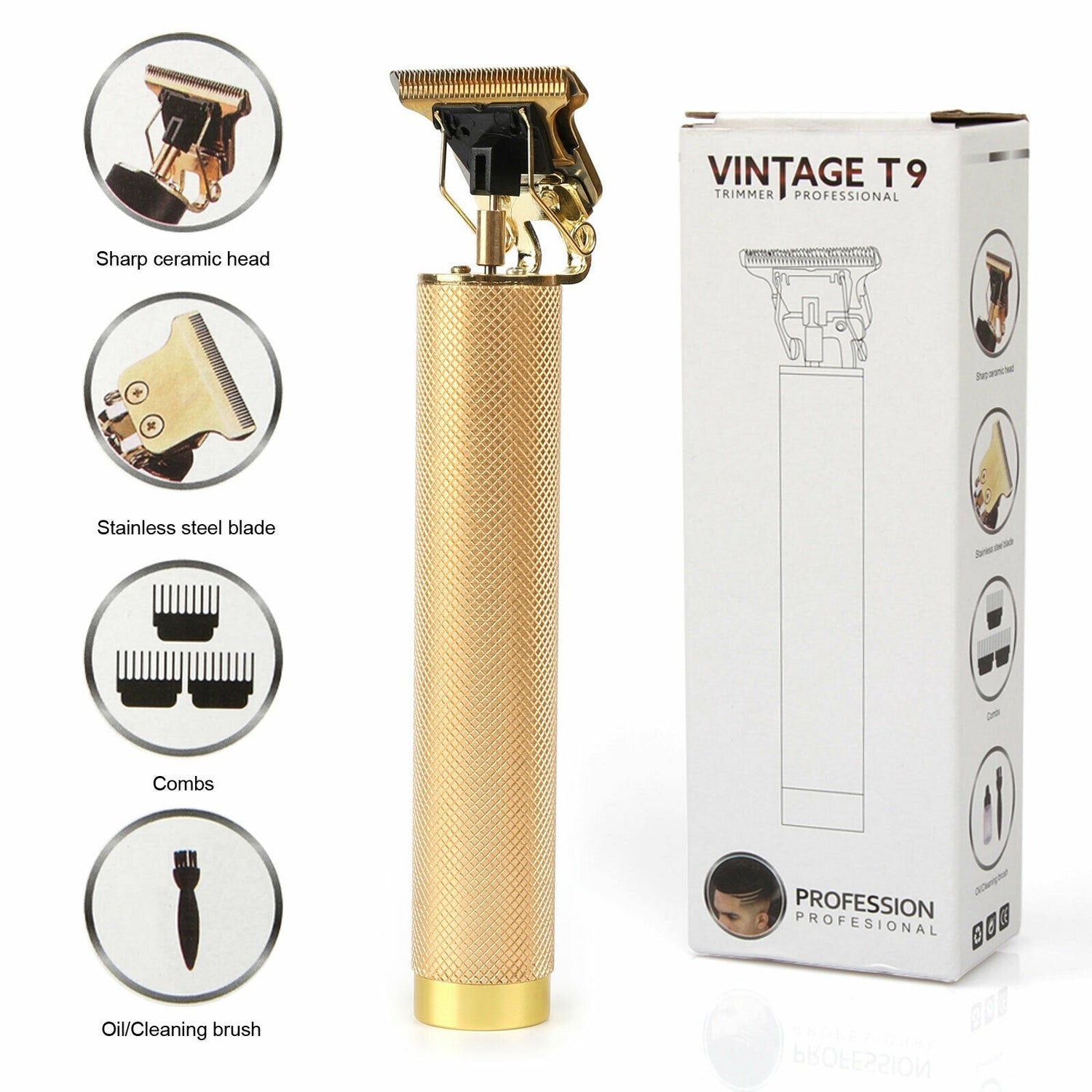 USB Electric Hair Clipper Rechargeable Shaver Beard Trimmer Professional Hair Clipper for Men Beard Barber Haircut