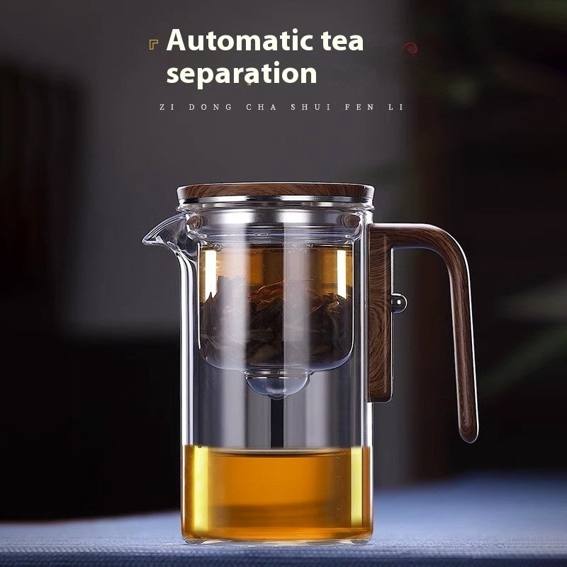 Teapot all-glass heat-resistant filter