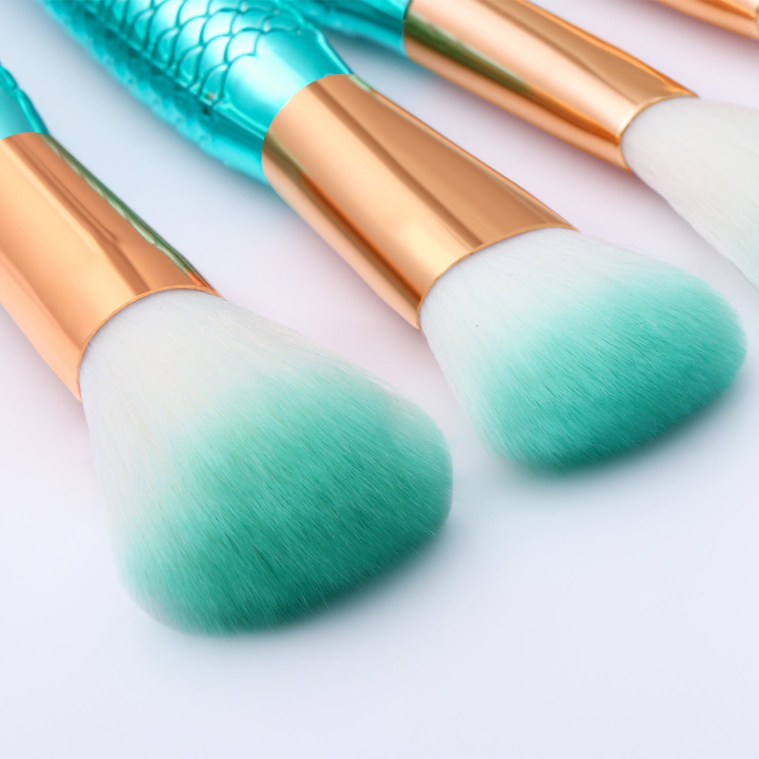 11-teiliges Make-up-Pinsel-Set Maquiagem Maquillaje Neue Meerjungfrau Foundation Augenbrauen Eyeliner Kosmetik Pinsel