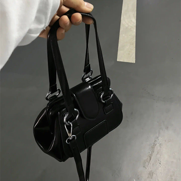 Boston Retro Casual Portable Clip Bag 