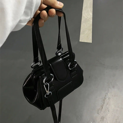 Boston Retro Casual Portable Clip Bag 