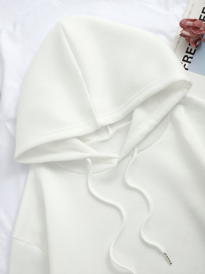 Hoodie Rückseite Text Oversized Hoodie
