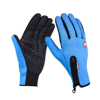 Touchscreen Reiten Motorrad Schiebe Wasserdichte Handschuhe Fleece - MG-warehouse24.de UG