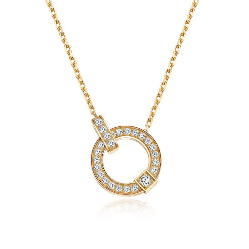 18K Fashion Diamant Schlüsselbein-Halskette