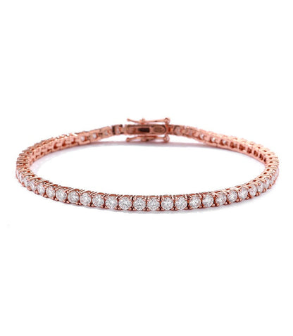Armband mit 10 Punkte Moissanite, Tennis-Kette, S925 Sterlingsilber