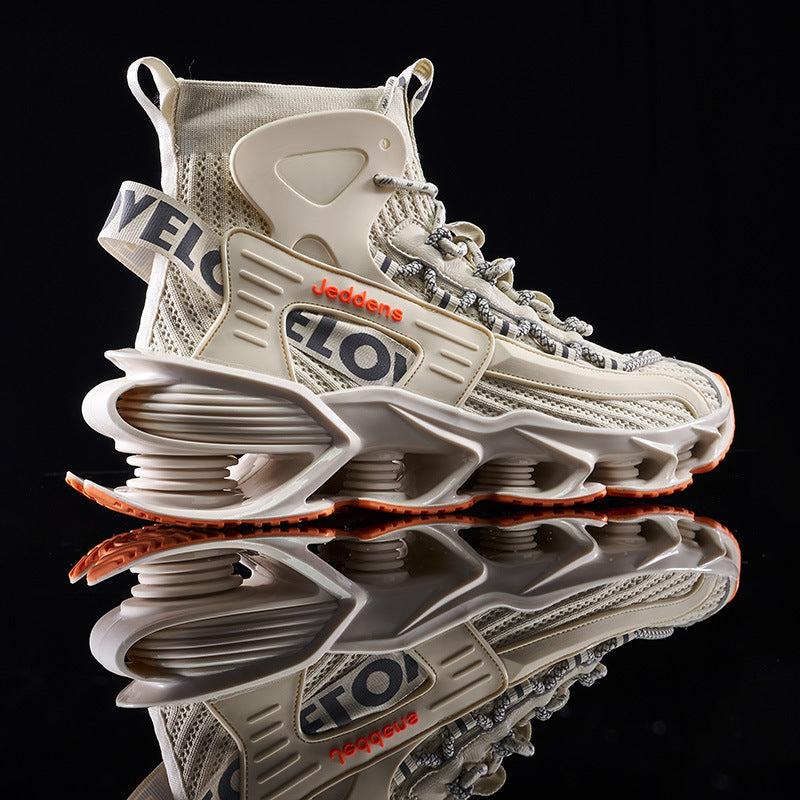 Herrenschuhe  Trendige Basketball-Sneaker mit dicker Sohle und erhöhender Absatzfunktion