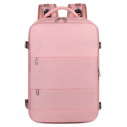 Neuer Reise-Rucksack für Damen, großvolumiger Reise- und Nass-/Trockengepäck-Rucksack, Laptop-Rucksack, Tasche für Studenten
