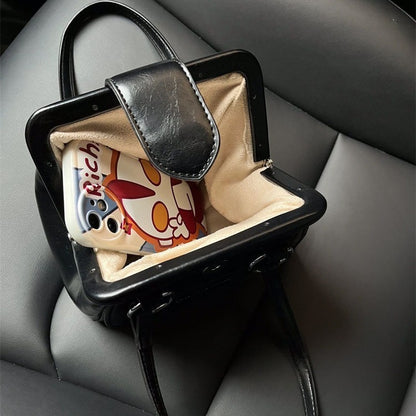 Boston Retro Casual Portable Clip Bag 