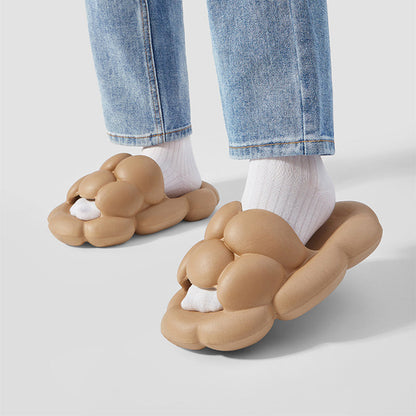 Weiche Cloud-Design-Hausschuhe Niedliche Hausschuhe für Frauen Outdoor- und Indoor-Badezimmerpantoffeln