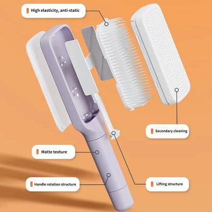 🪮 Premium Entwirr- &amp; Massage Haarbürste – Schonend &amp; Anti-Frizz mit anti-statischem Effekt und innovativer Struktur.